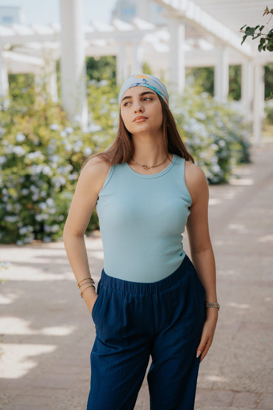 Débardeur Bleu ciel