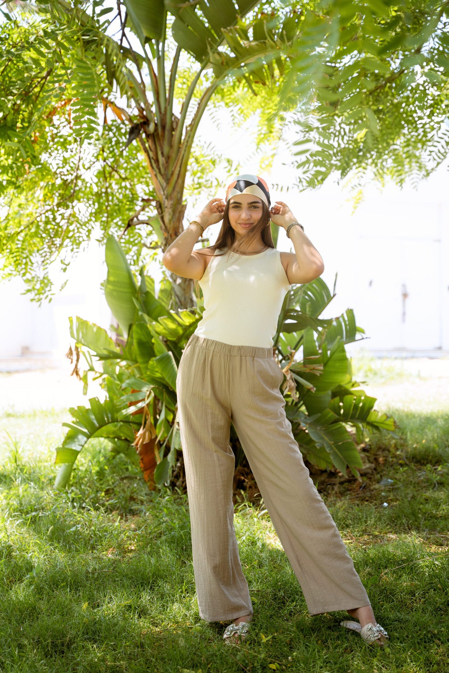 Pantalon SORAJ Beige