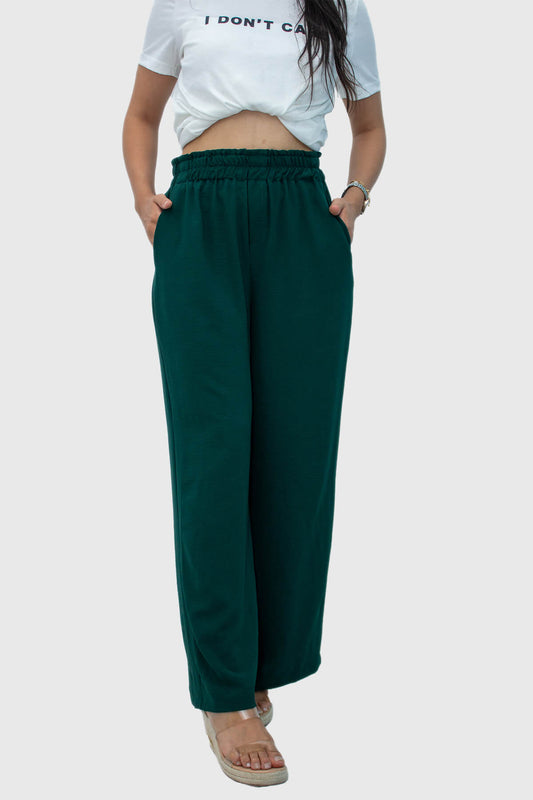 Pantalon Large DORITA Vert Kaki