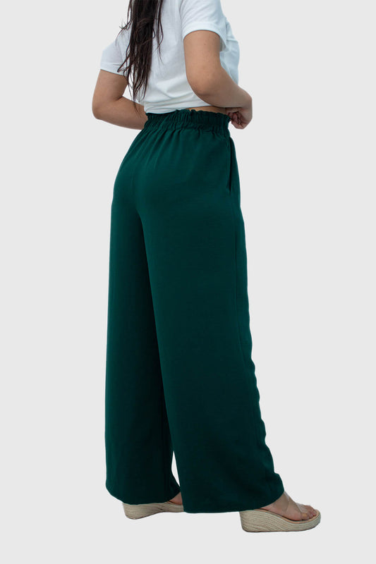 Pantalon Large DORITA Vert Kaki